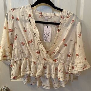 Melrose and Market Floral Top
